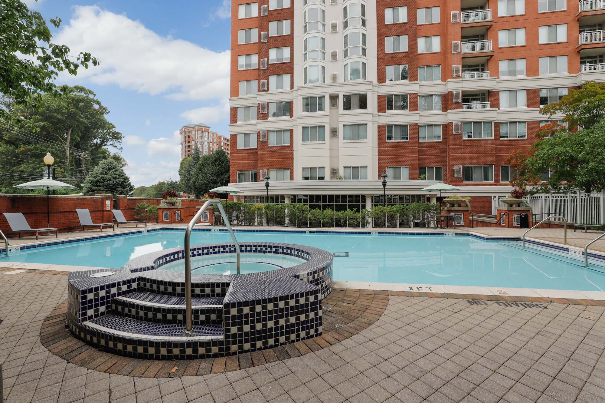 Pool at The Grand apartments in Washington, DC