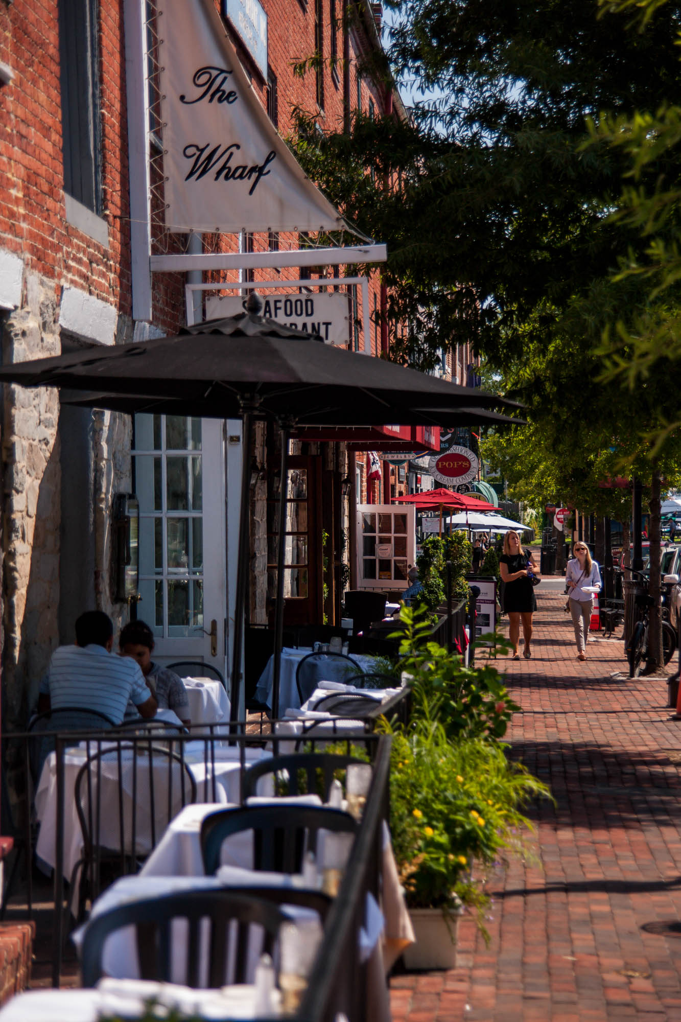 A restaurant in Old Town, Alexandria near The Parker at Huntington Metro apartments.