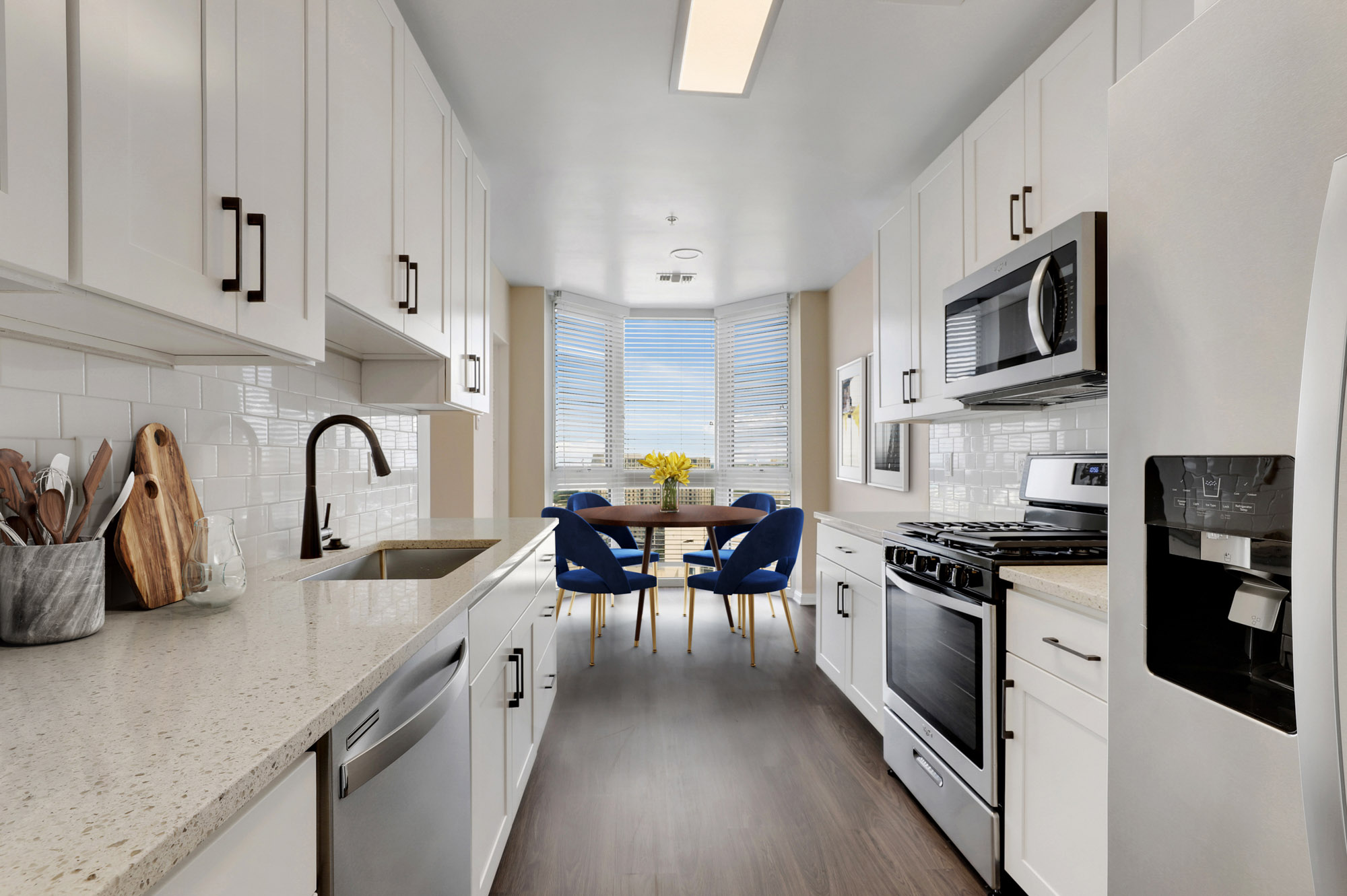 Kitchen at The Grand apartments in Washington, DC