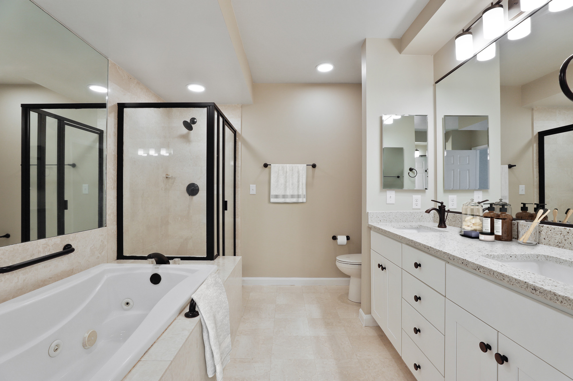 Bathroom at The Grand apartments in Washington, DC