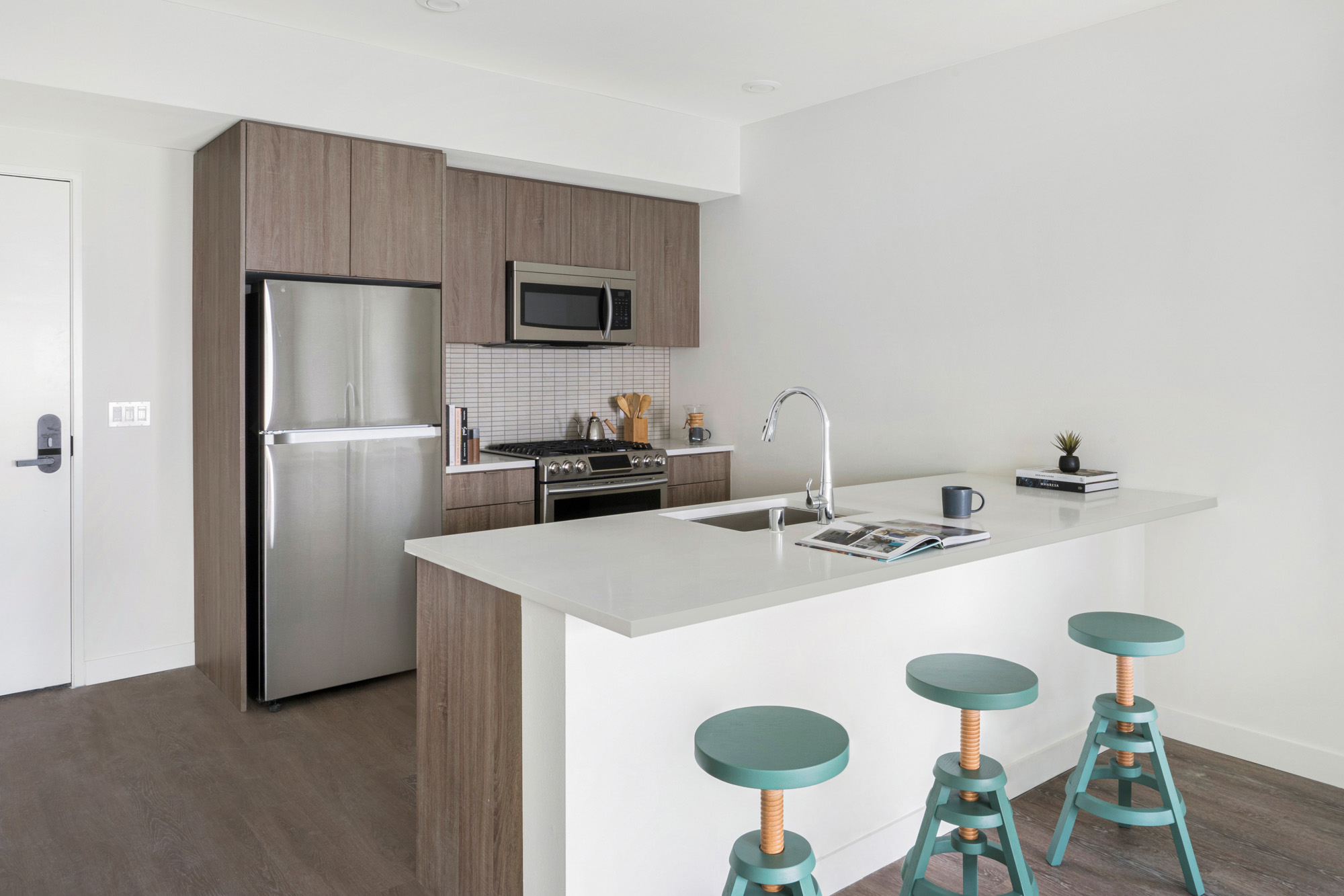 A kitchen at Webster Eleven in East Bay, San Francisco.