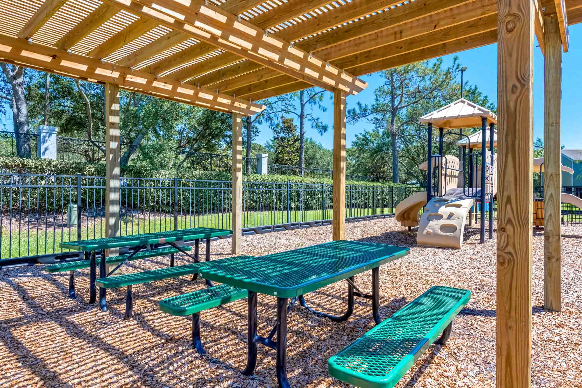 The playground at Osprey Links at Hunter's Creek apartments in Orlando, Florida.