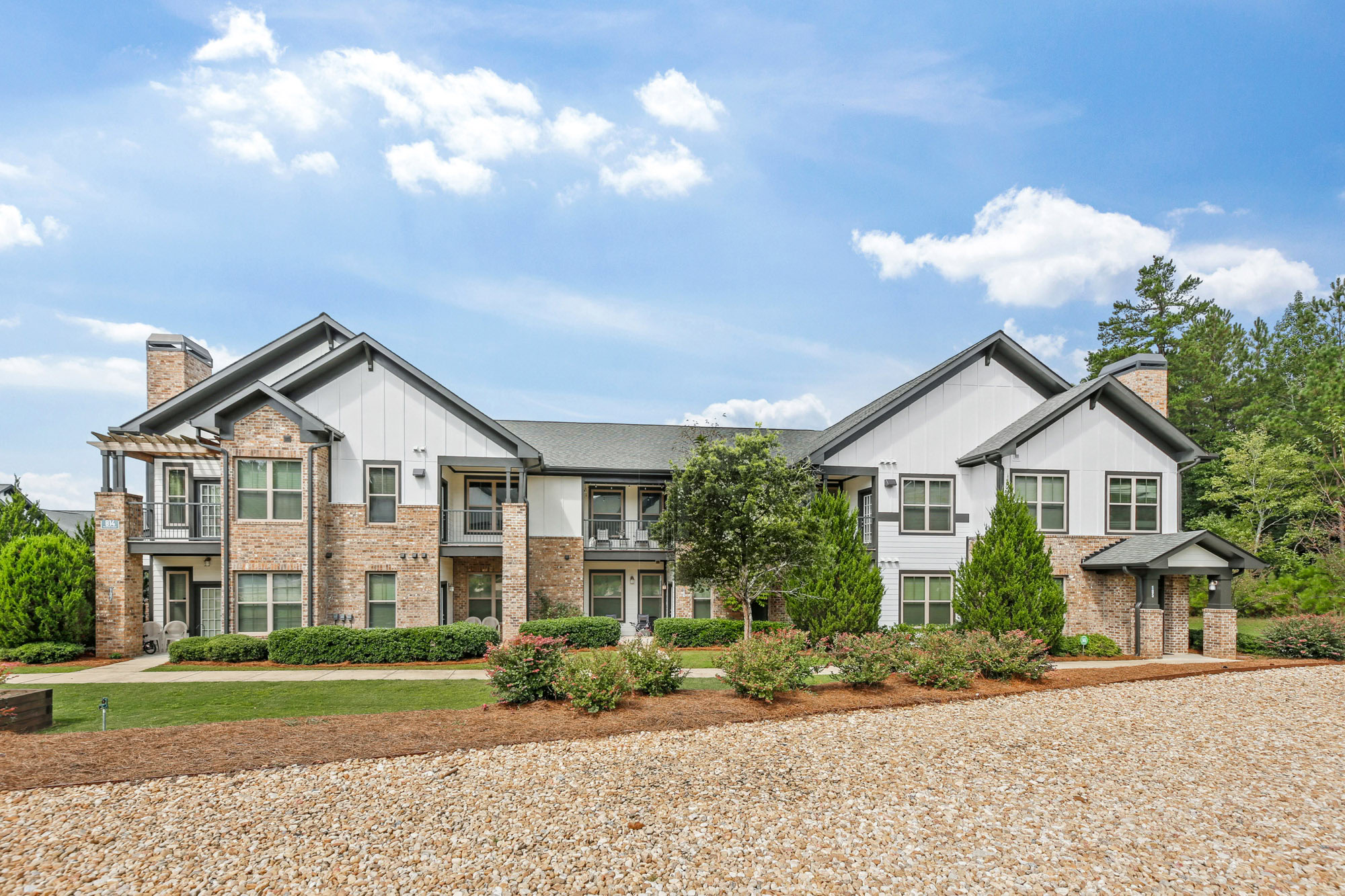 The exterior of Park 9 apartments in Atlanta, GA.