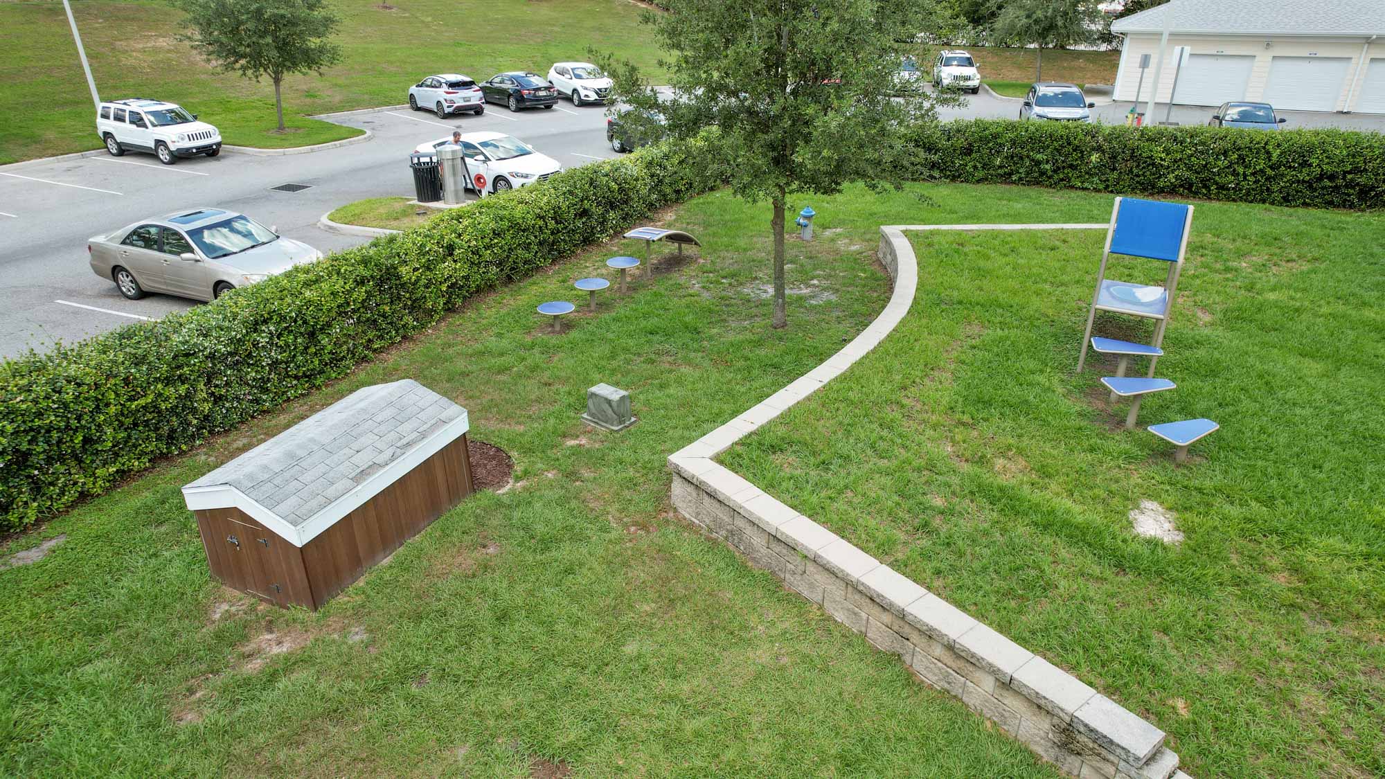 The dog park at Domain apartments in Kissimmee, Florida.