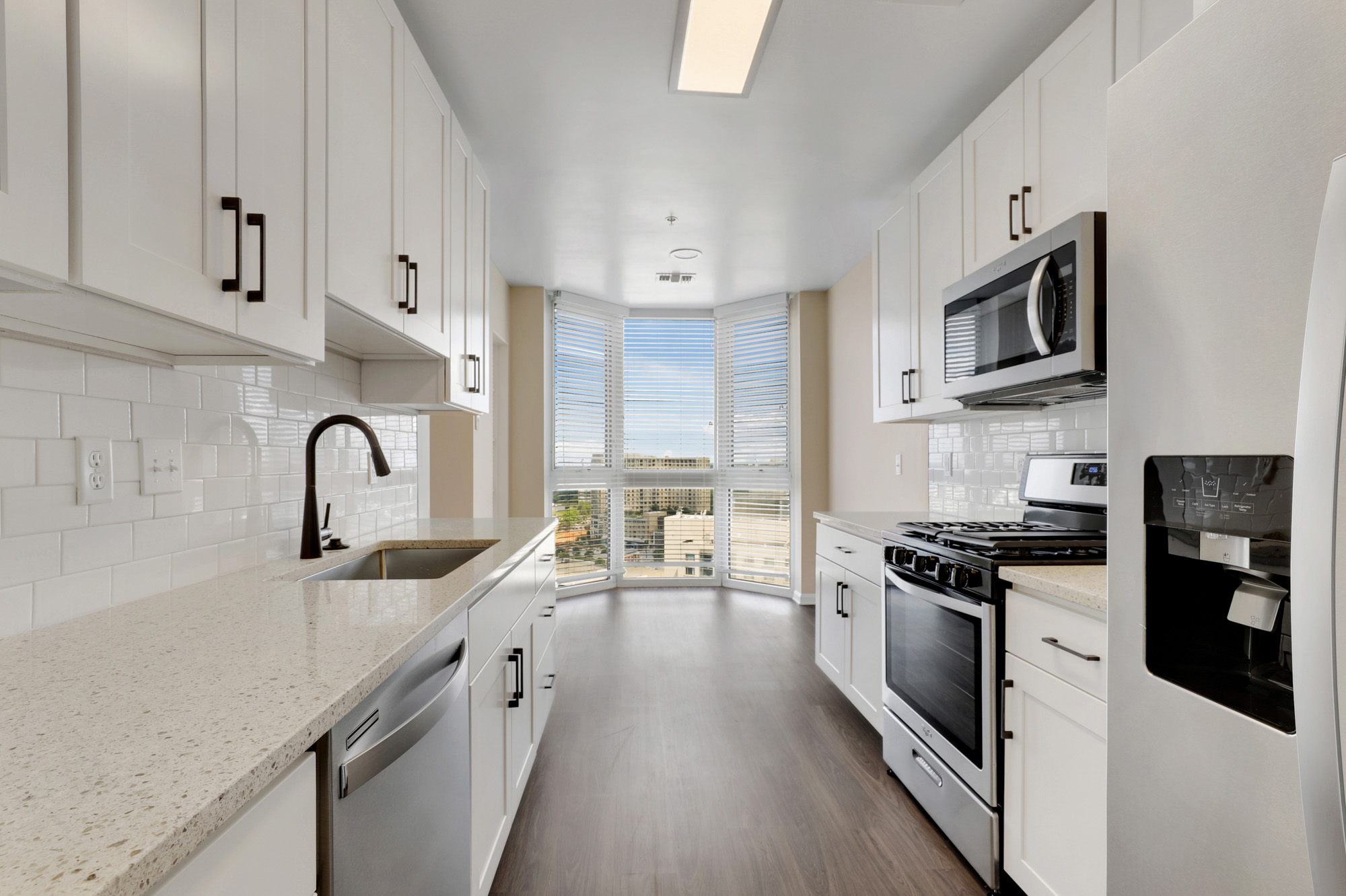 Kitchen at The Grand apartments in Washington, DC