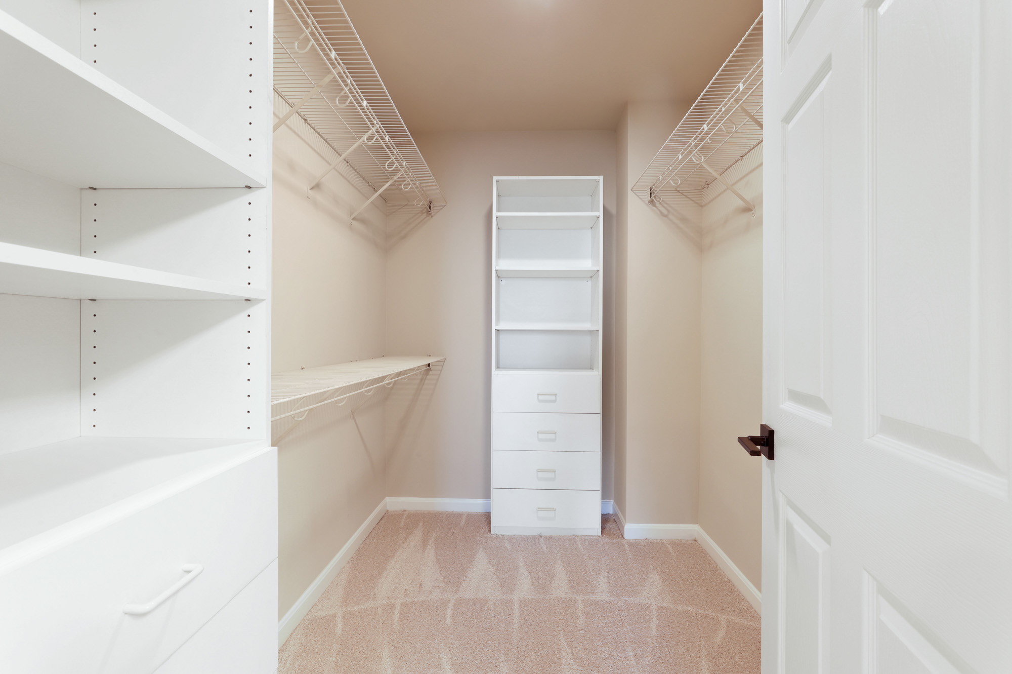 Closet at The Grand apartments in Washington, DC