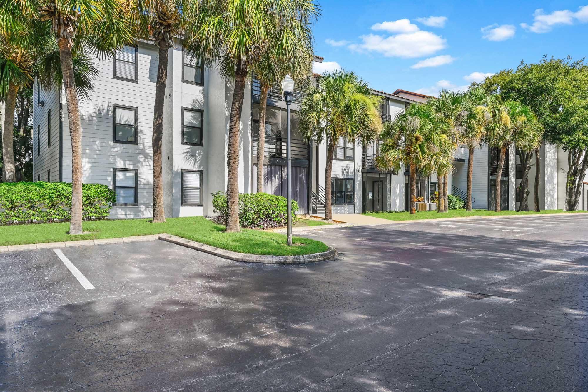 The exterior of the apartments at South Pointe in Tampa, Florida.