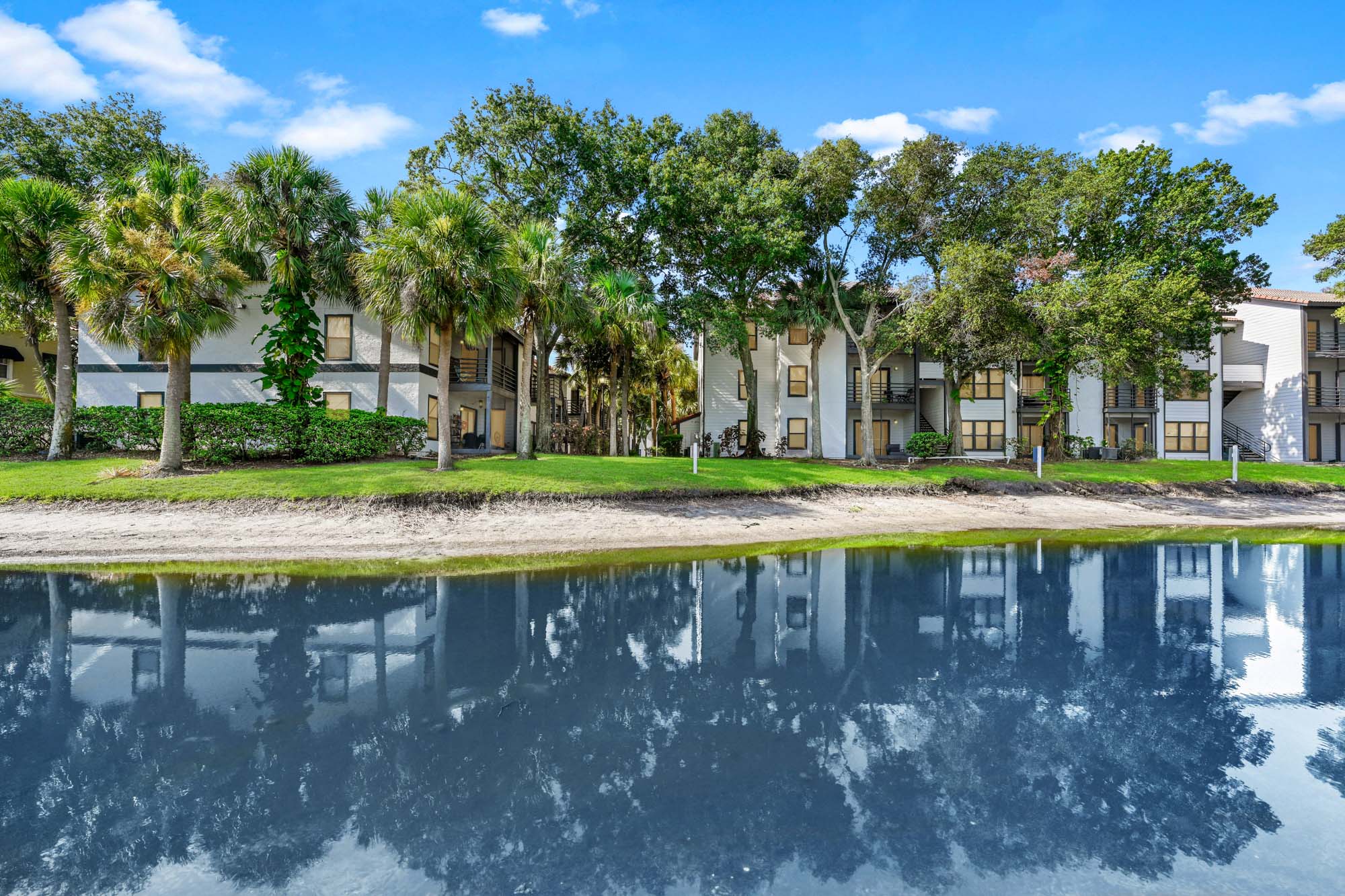 The exterior of the apartments at South Pointe in Tampa, Florida.