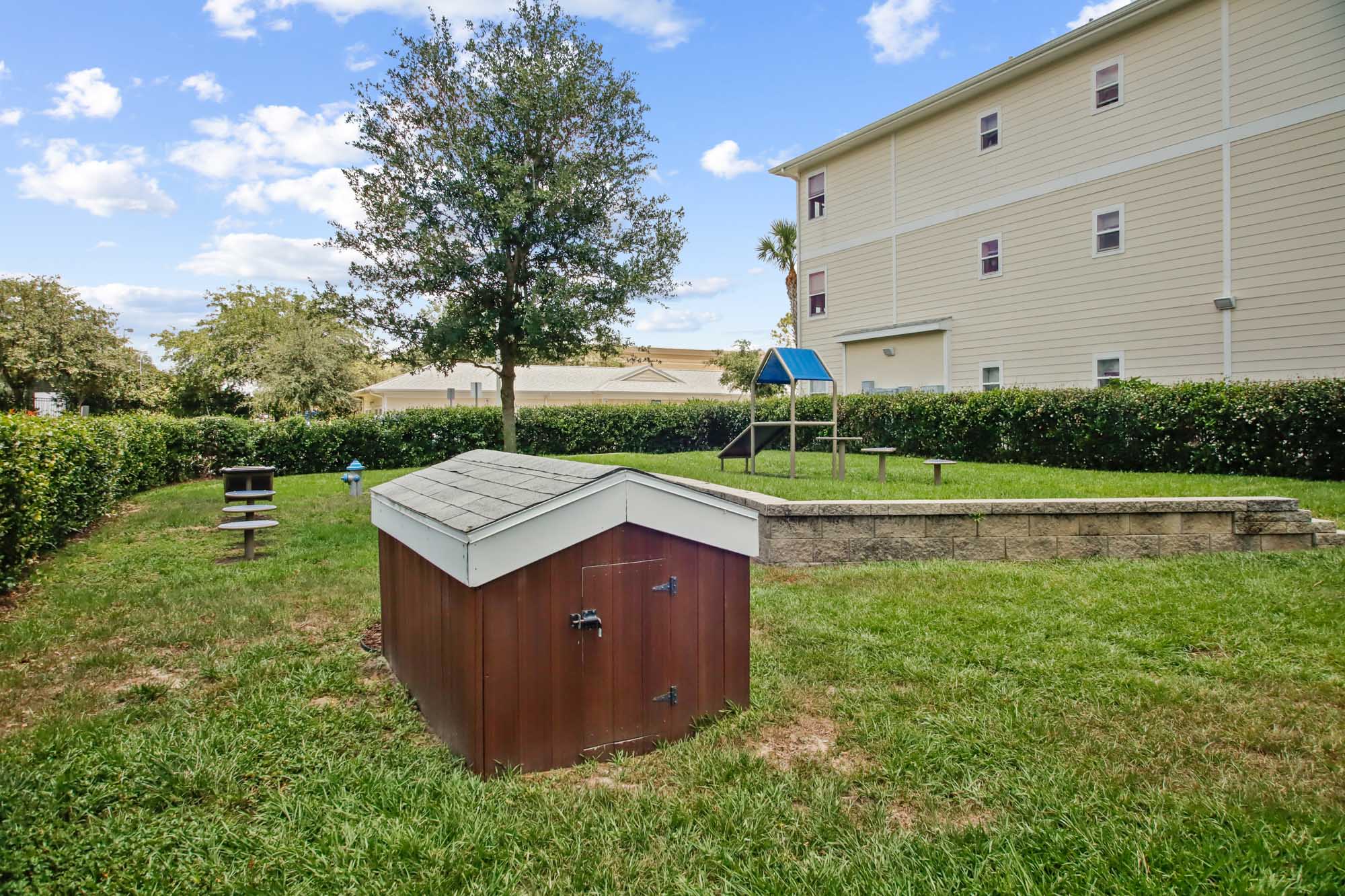 The dog park at Domain apartments in Kissimmee, Florida.