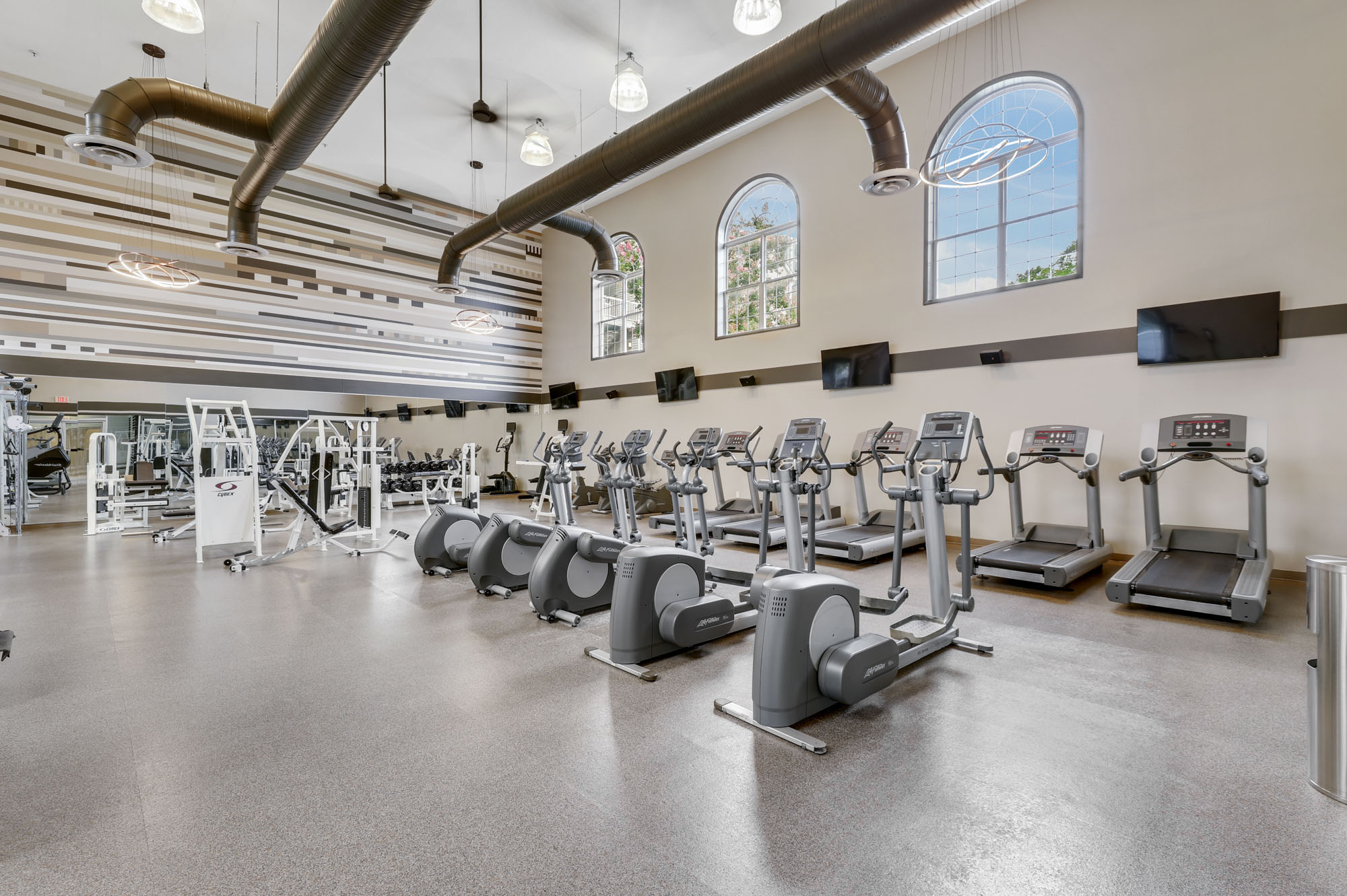 Fitness center at Cameron Court in Washington, DC