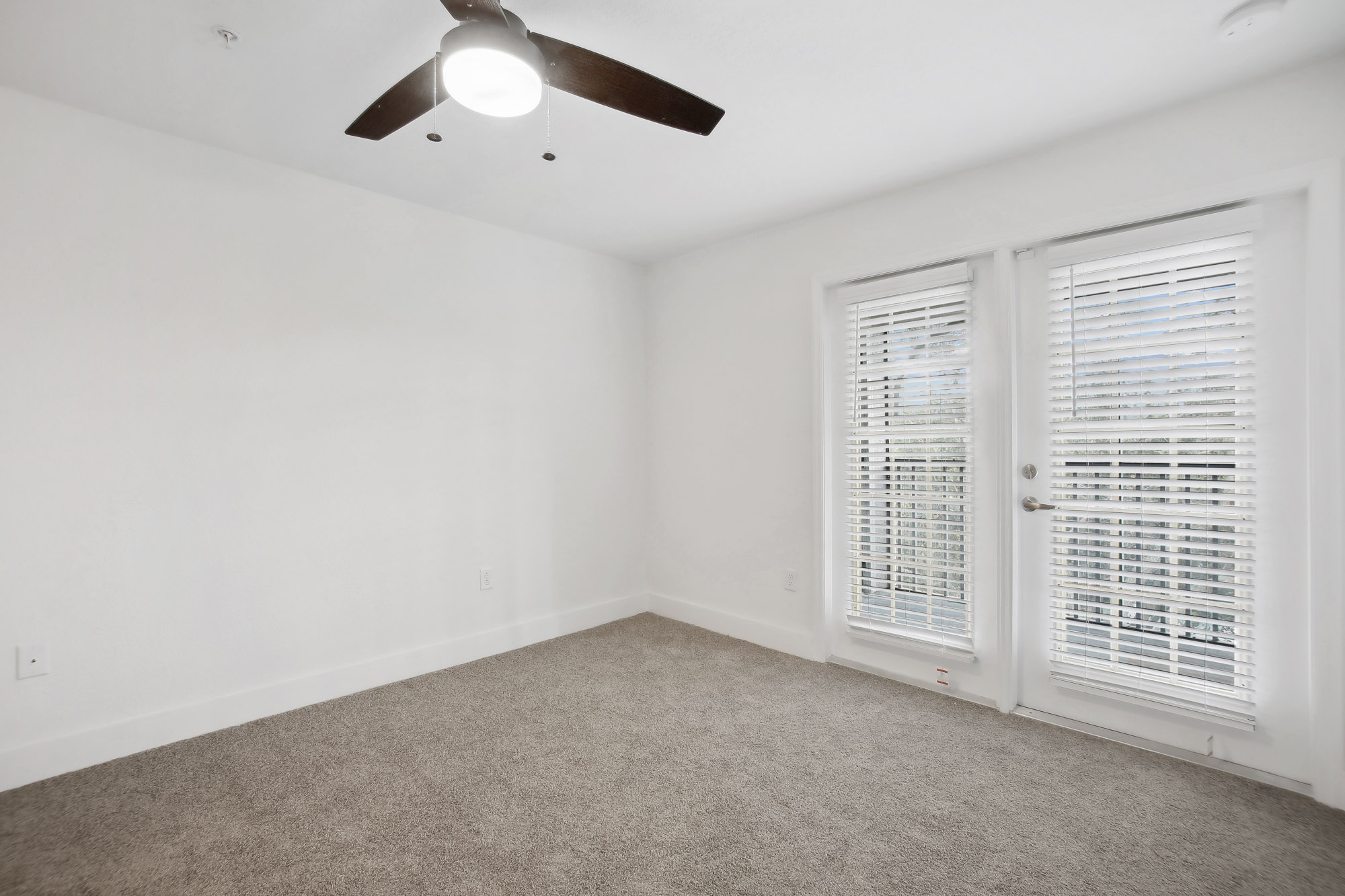 The bedroom in an apartment at Osprey Links at Hunter's Creek in Orlando, Florida.