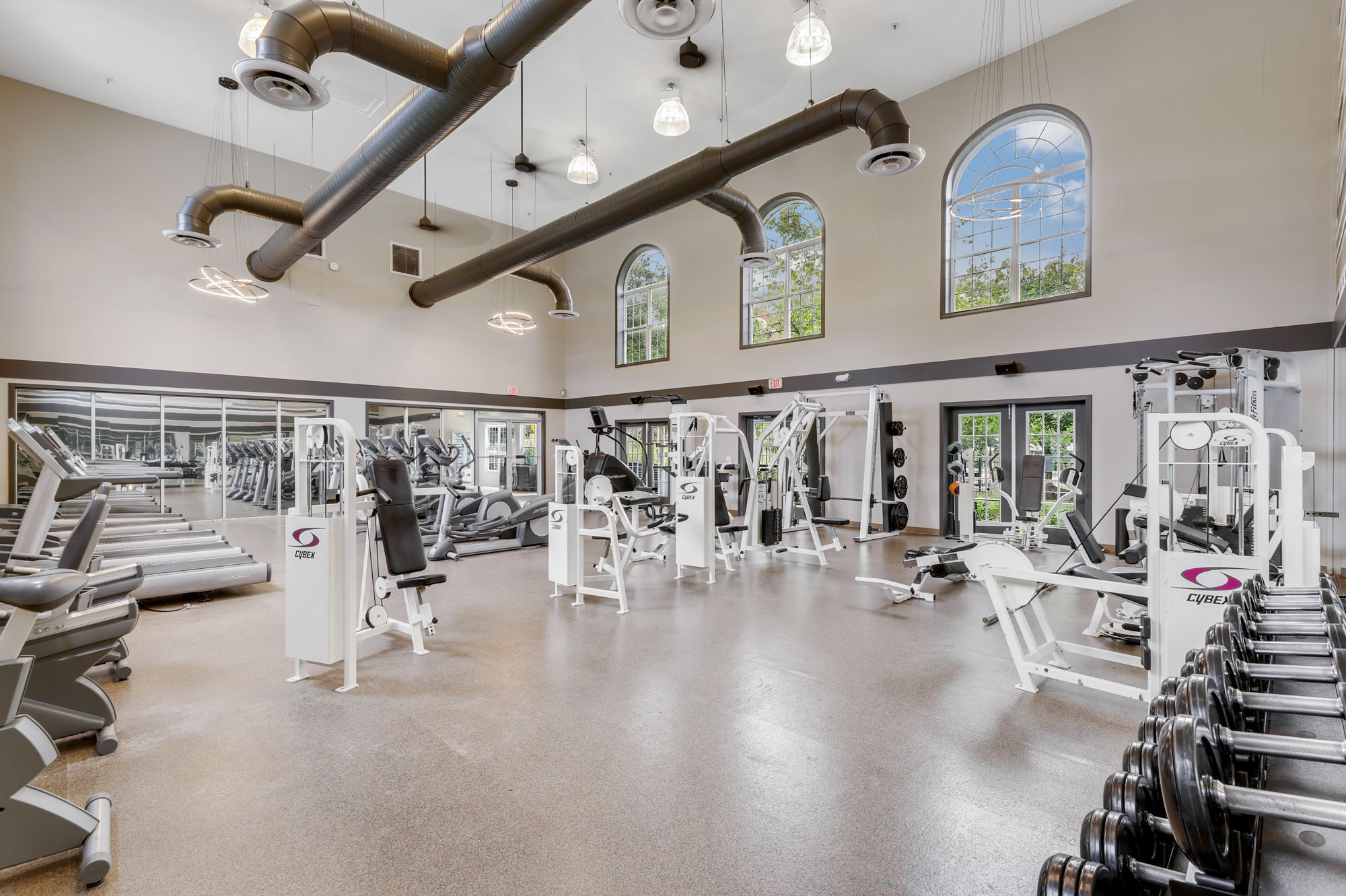 Fitness center at Cameron Court in Washington, DC