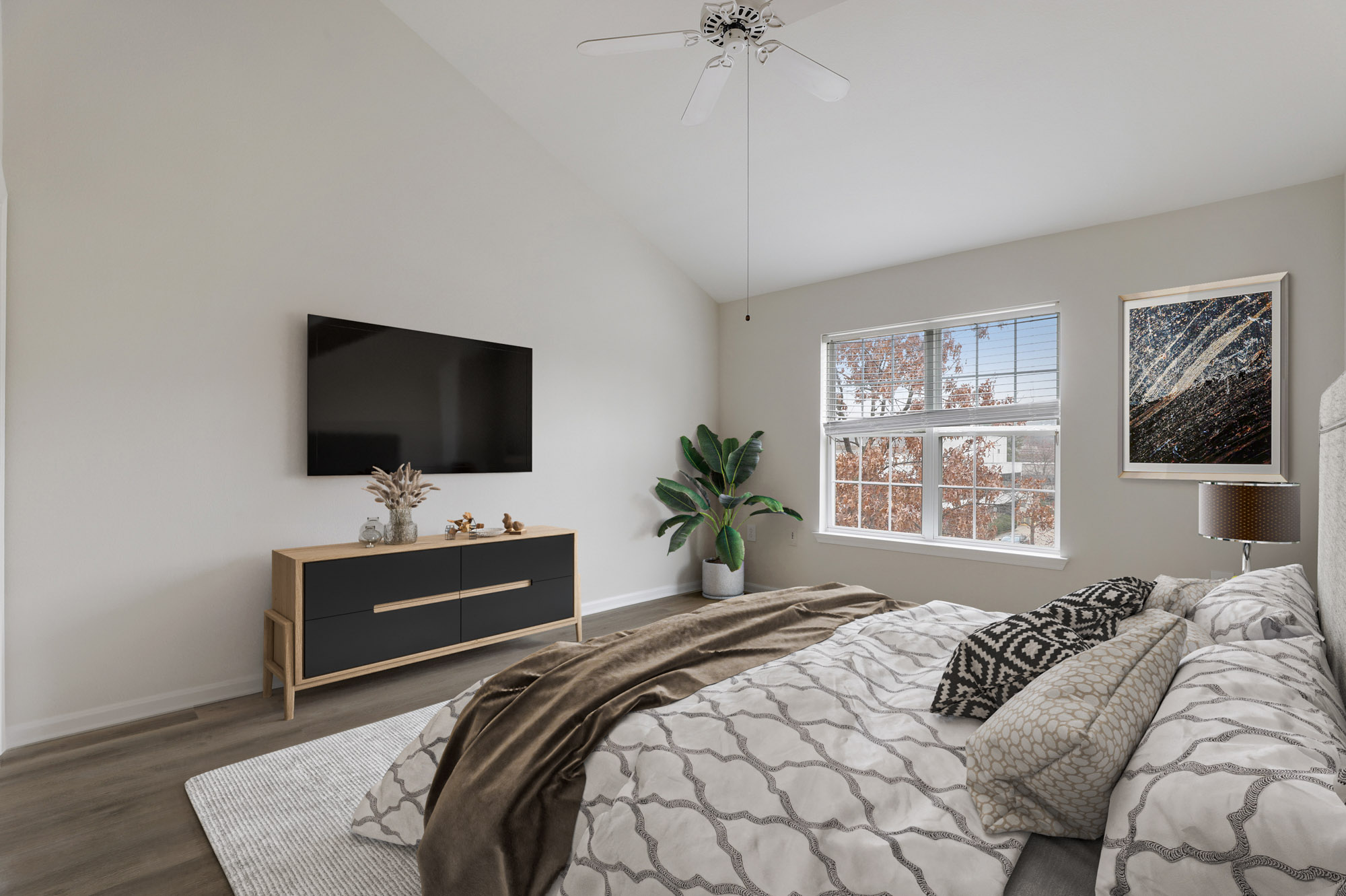 Bedroom at Cameron Court in Washington, DC