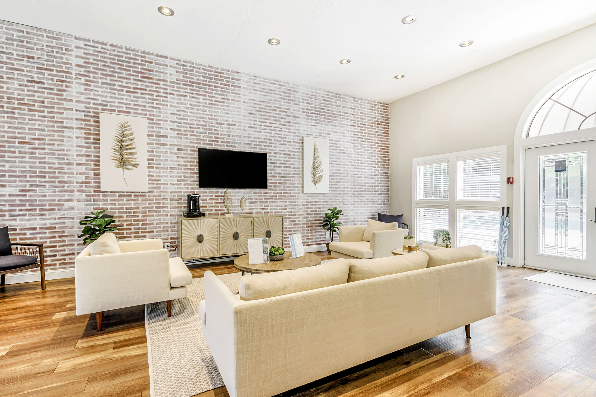 The clubhouse at South Pointe apartments in South Tampa, Florida.