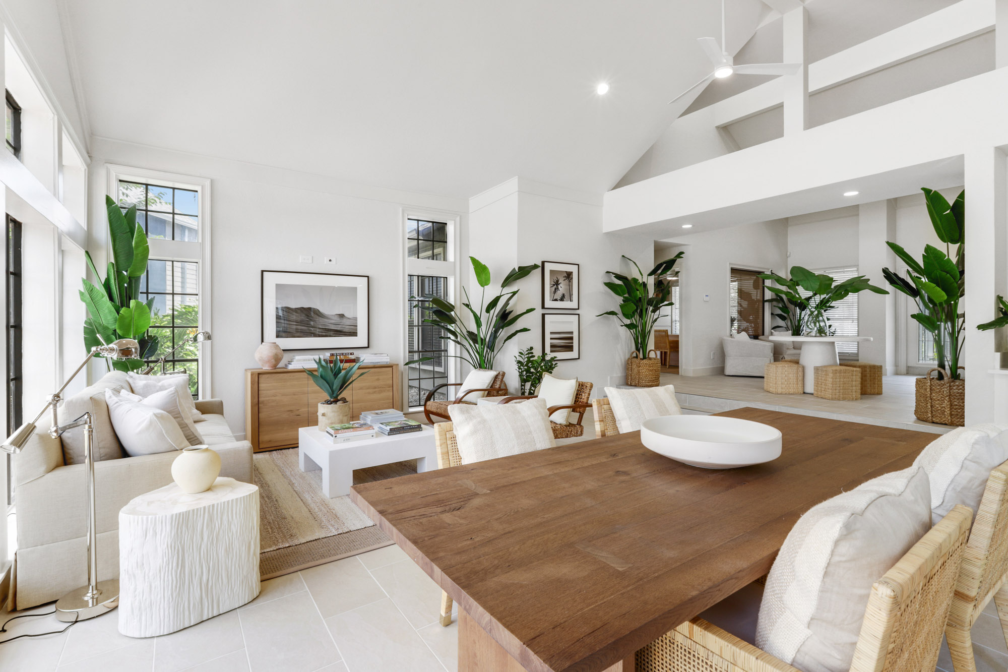 The clubhouse lounge at St. James Crossing apartments in North Tampa, Florida.