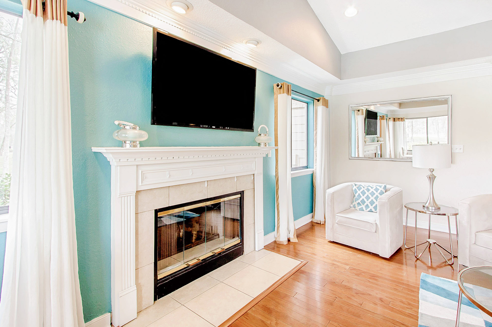 The clubhouse at The Dawson apartments in Tampa, Florida.