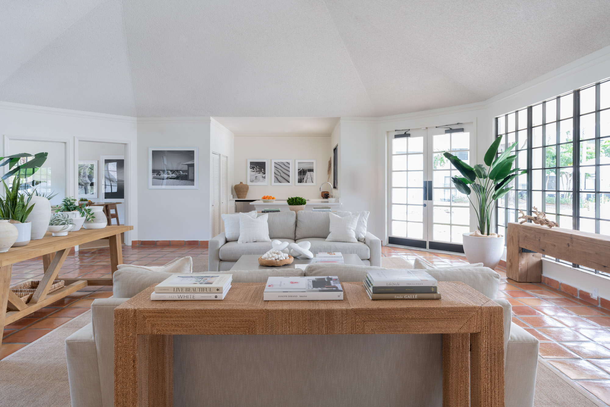 The interior of the Welcome Center lounge at The Reserve at Ashley Lake apartments for rent in Boynton Beach