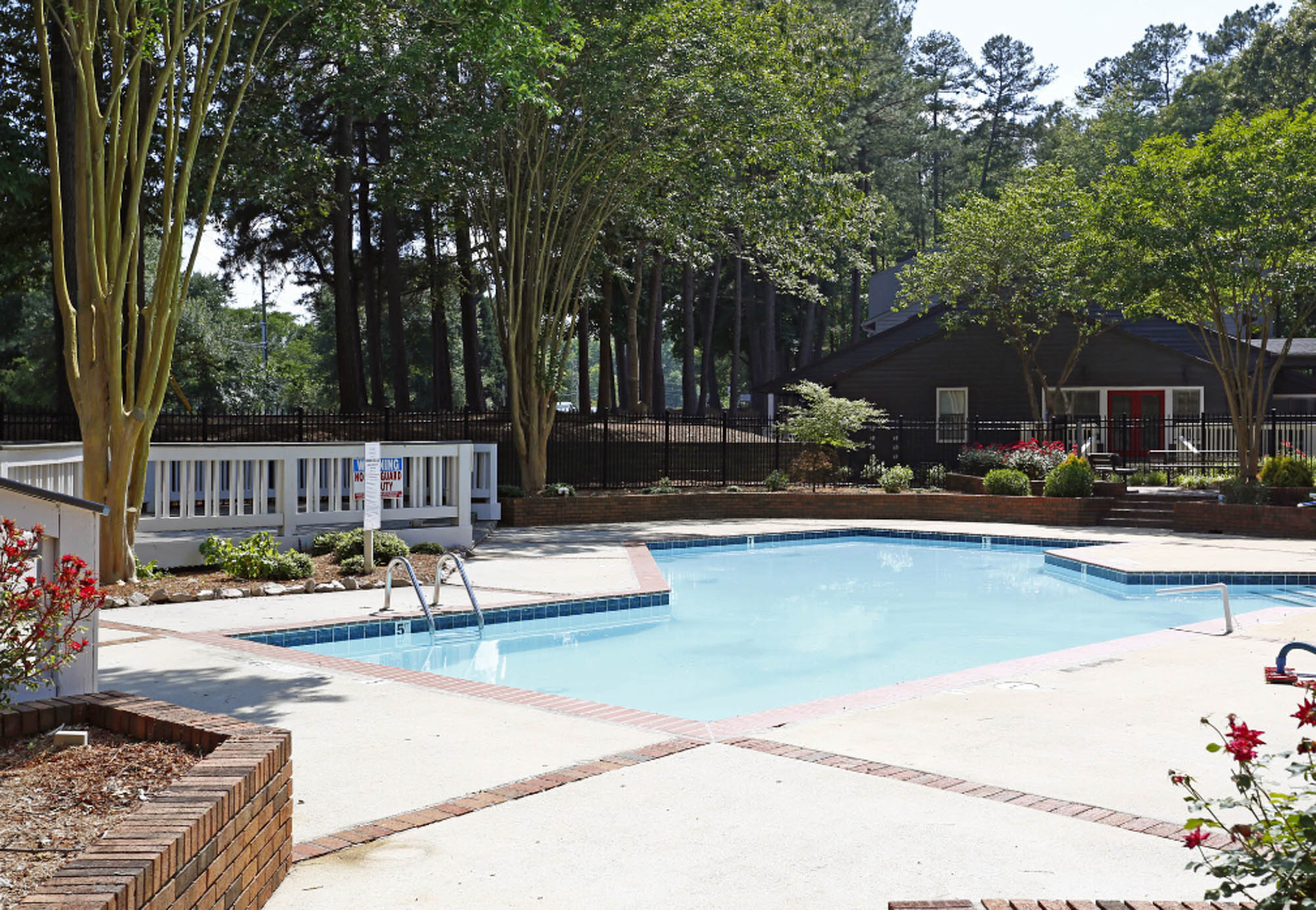 The pool at Millbrook apartments in Raleigh, NC.