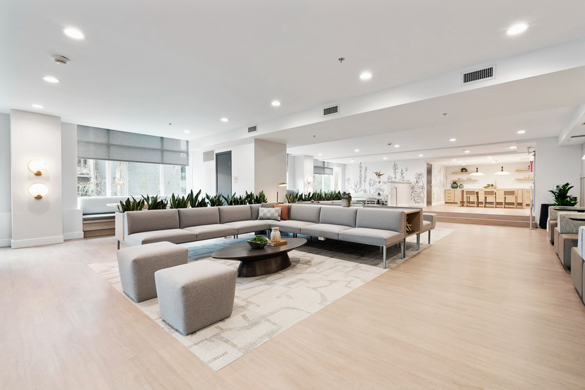 Community hub at Vantage Pointe apartments in San Diego, CA