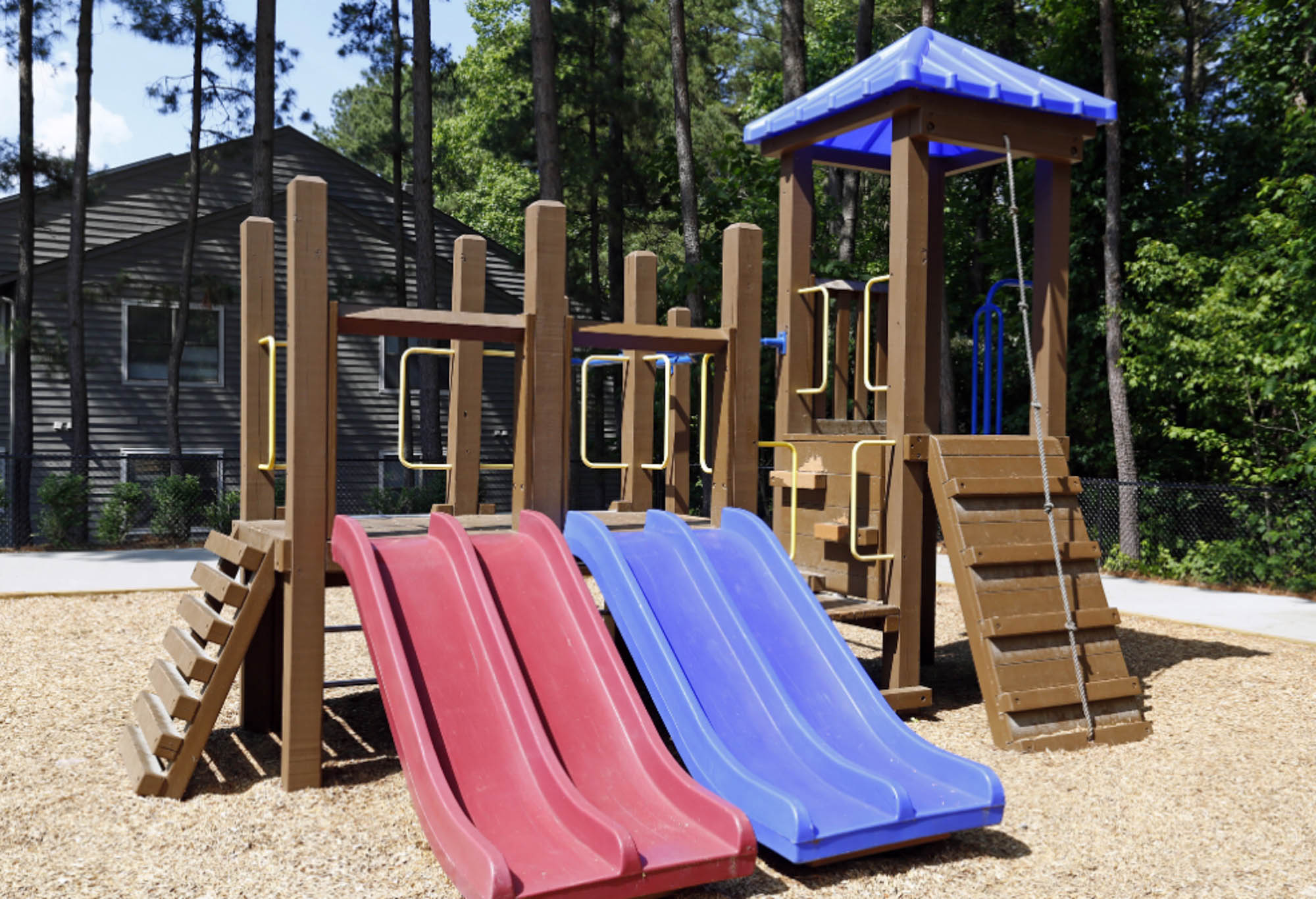 The playground at Millbrook apartments in Raleigh, NC.