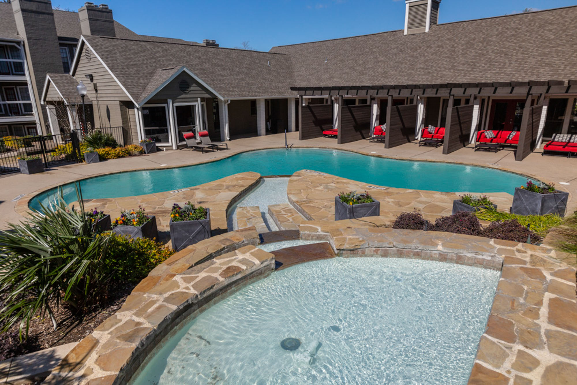 The pool at The Arbors of Las Colinas near Dallas, Texas.