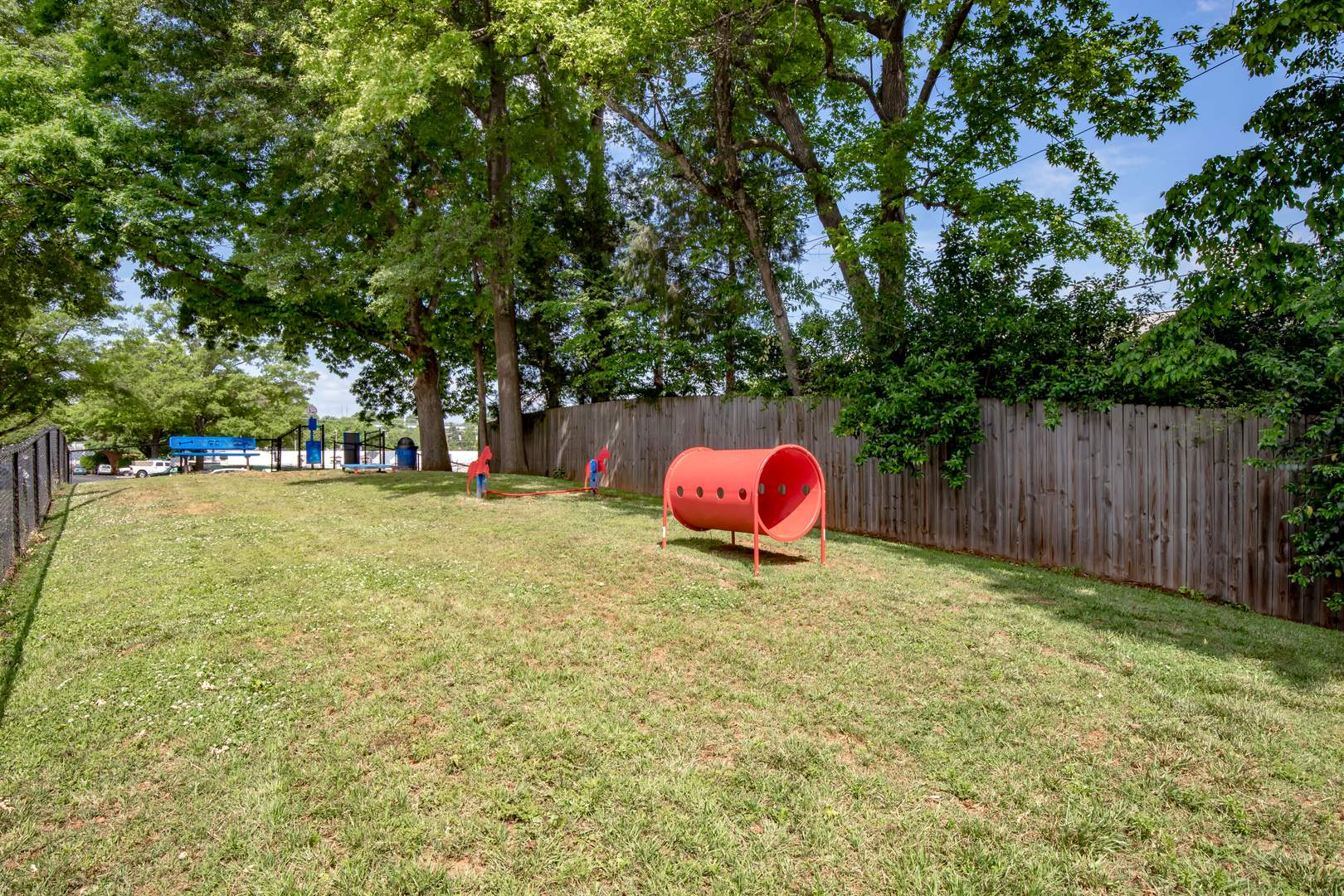A park at the Beacon Hill apartments at the south end of Charlotte, NC