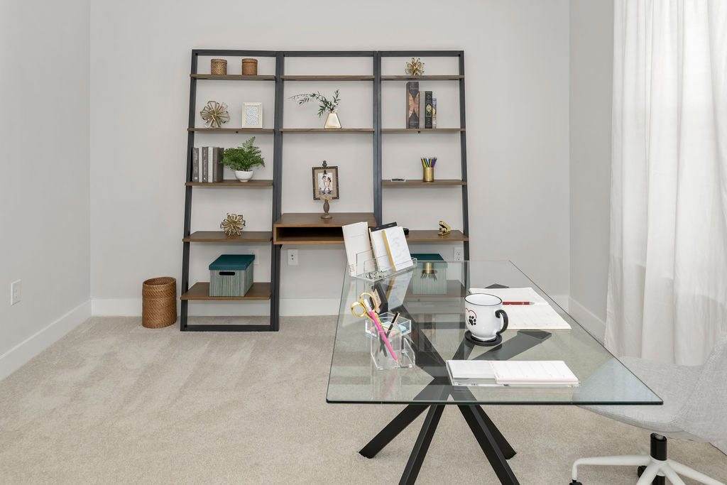 A study in an apartment at the Courtney Ridge apartments in Charlotte, NC