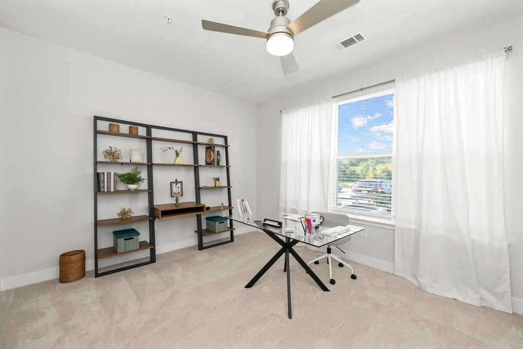 A study in an apartment at the Courtney Ridge apartments in Charlotte, NC