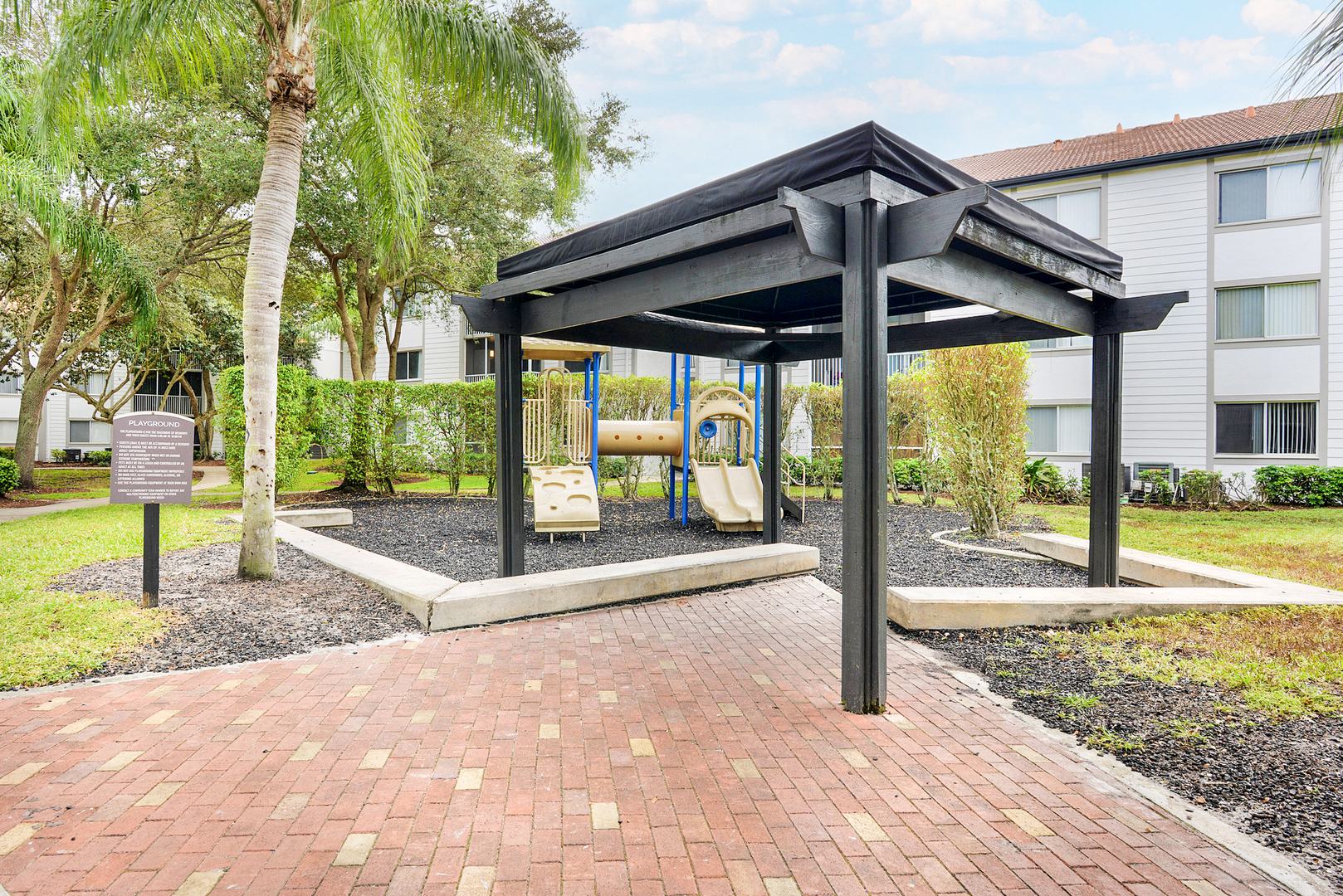 The outdoor playground at Sabal Pointe apartments in South Florida