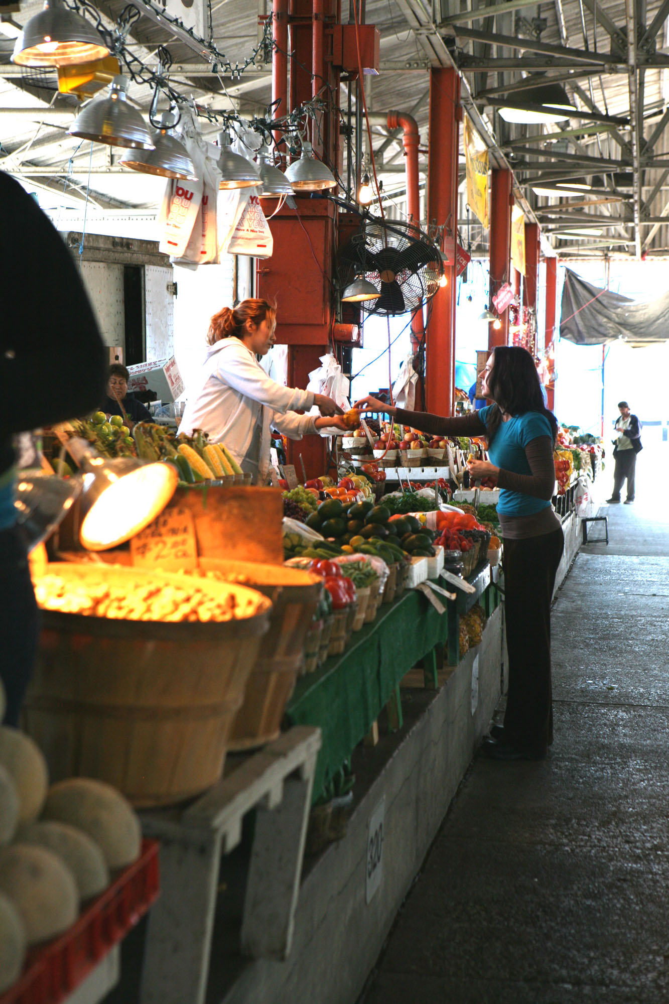 An outdoor Farmers Market near The Continental apartments in Dallas, Texas