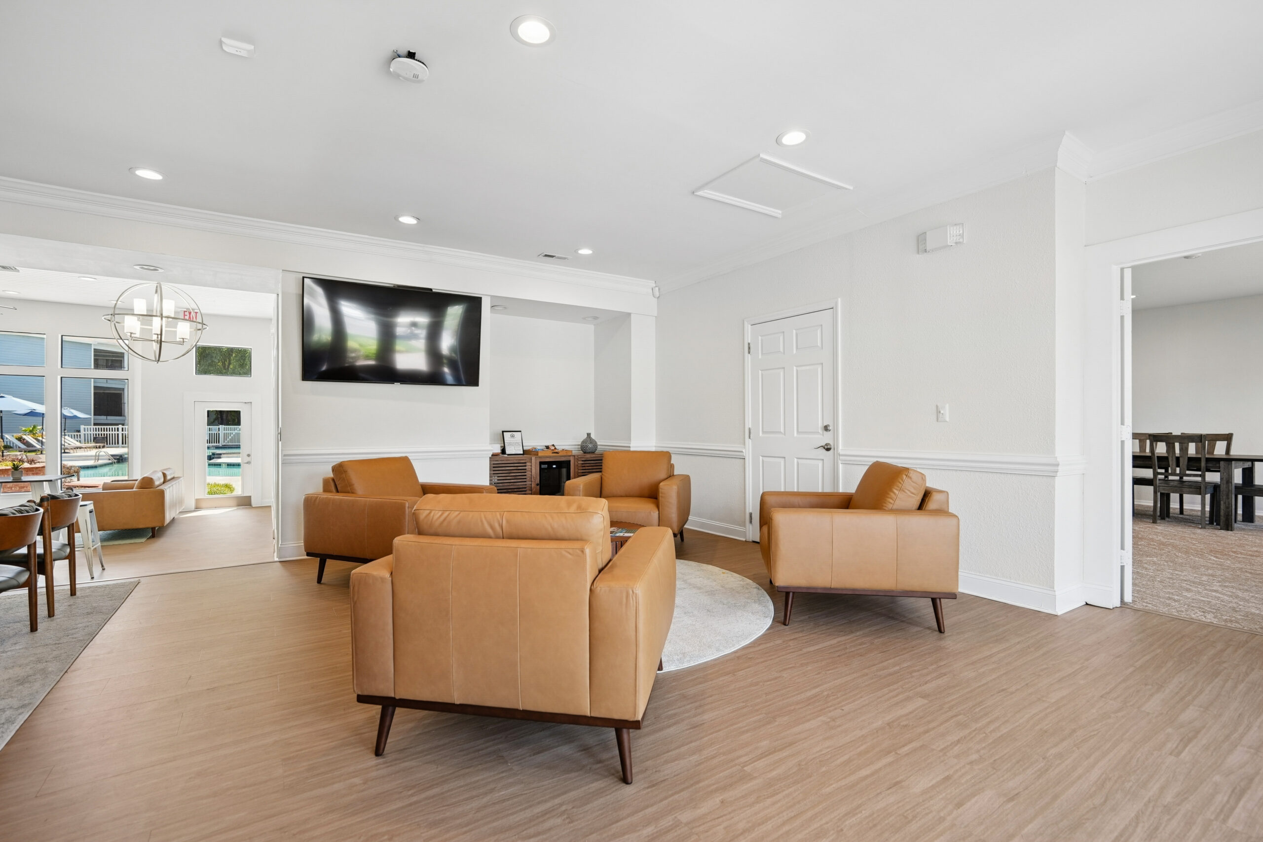 Clubhouse for residents and prospects to relax