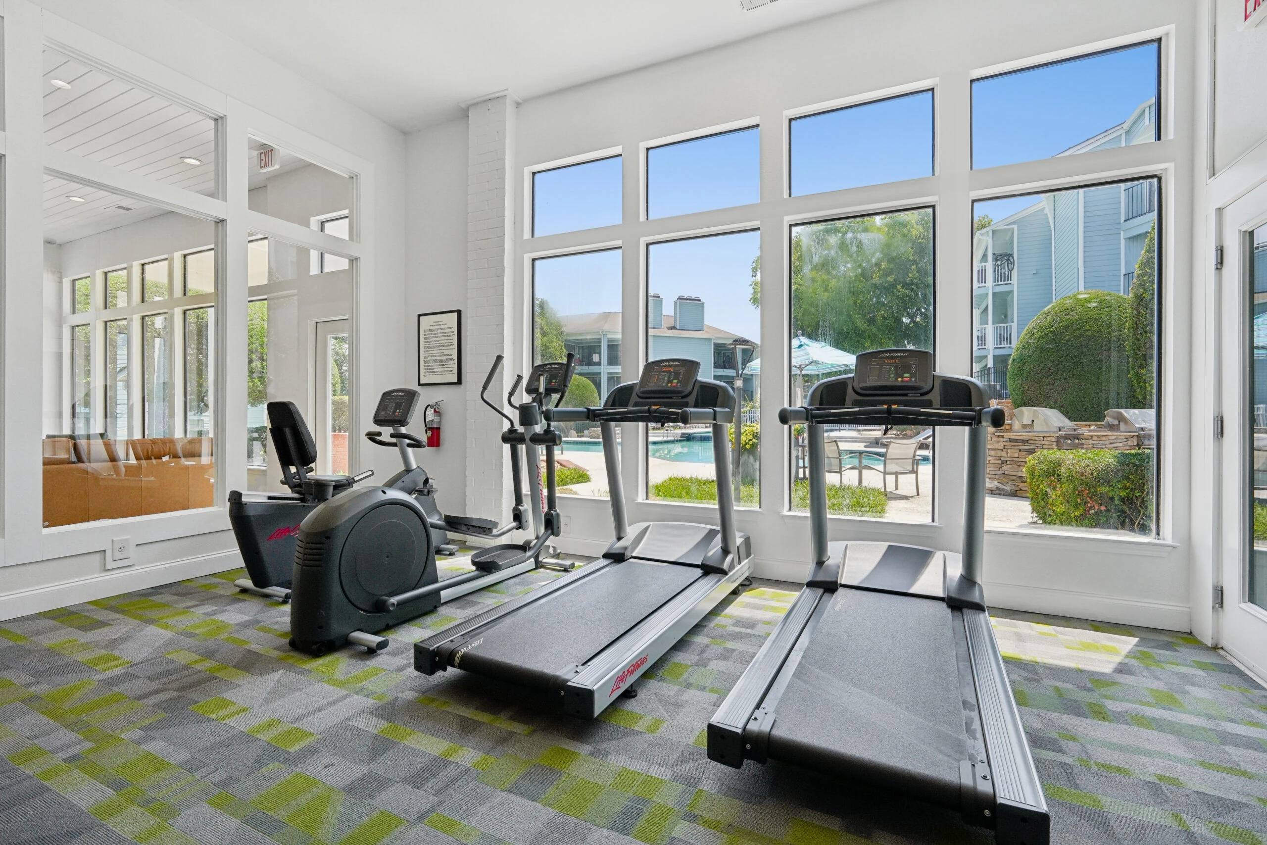 Treadmills, bikes, and elliptical